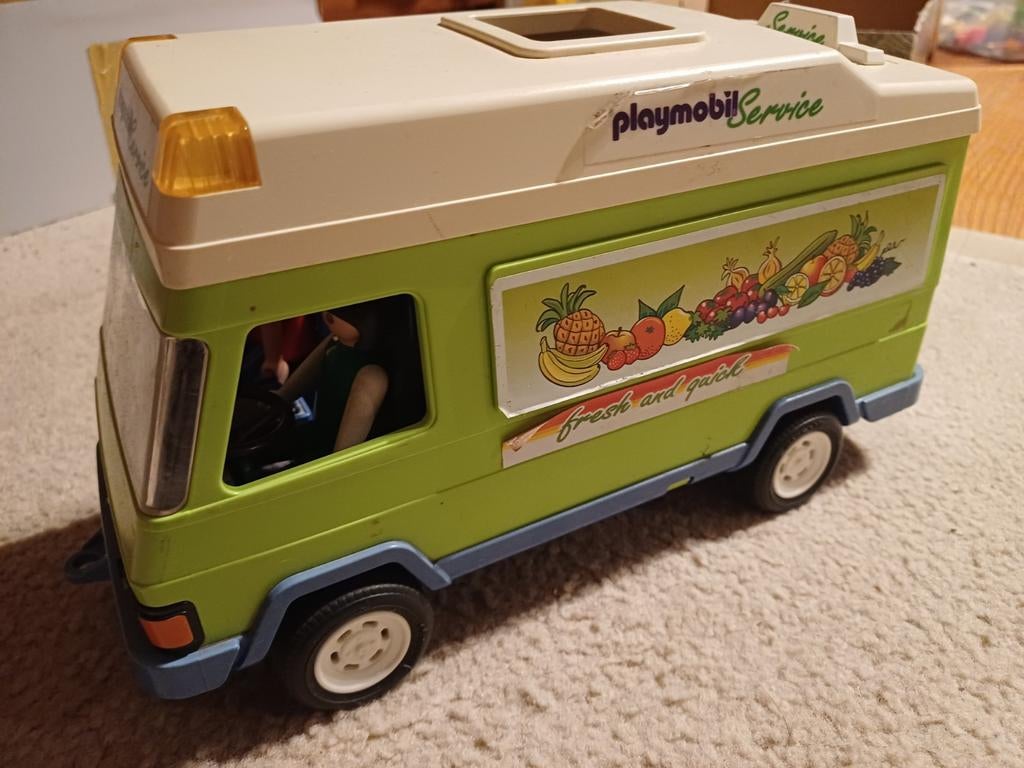 Camionnette magasin playmobil, Enlèvement ou Envoi, Utilisé
