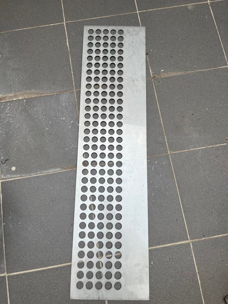 Grille de ventilation Neuf inox, Bricolage & Construction, Ventilation & Extraction, Enlèvement, Neuf