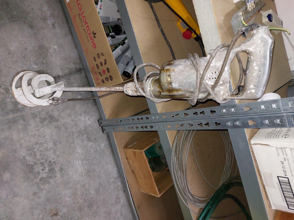 Mixeur - Malaxeur à mortier, Bricolage & Construction, Enlèvement, Utilisé