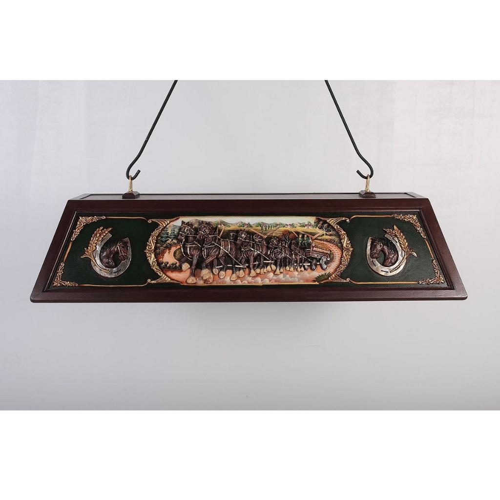 Biljartlamp lightdiffuser 120 cm - biljartlamp hout, Ophalen, Nieuw