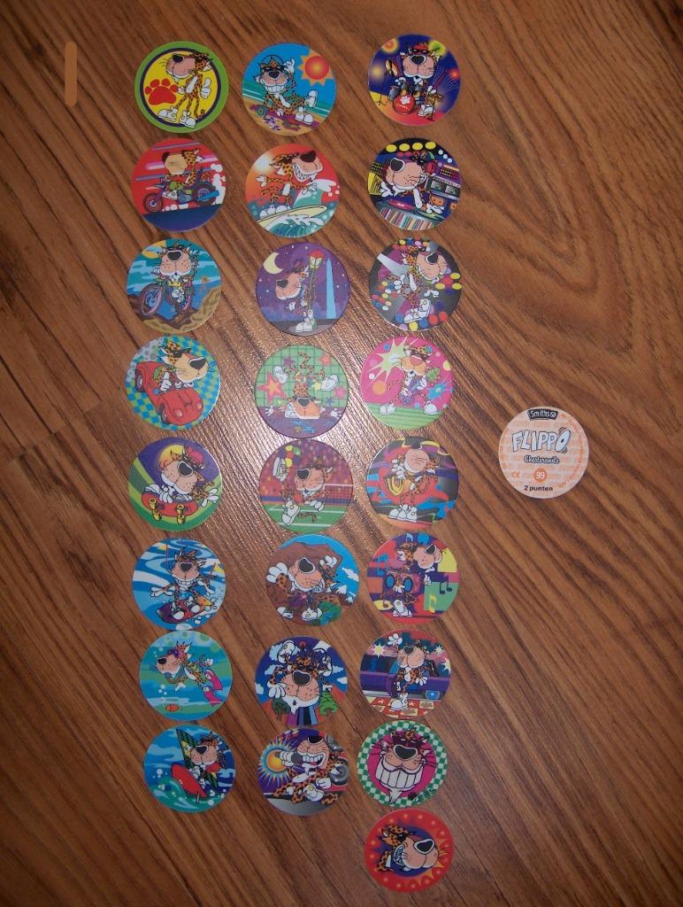 Numéro FLIPPO`S de la série NL : 76 à 100, dos orange., Collections, Envoi, Olympique, Flippos en vrac