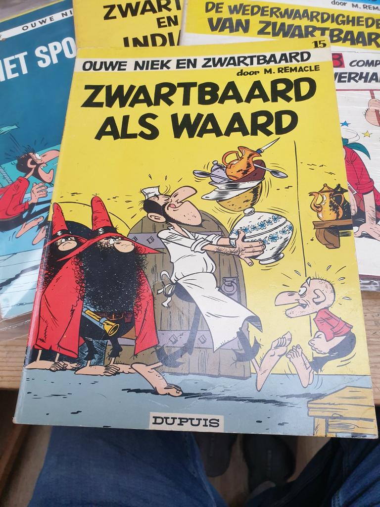 Ouwe Niek en Zwartbaard 15 ZWARTBAARD ALS WAARD  Remacle, Gelezen, Remacle, Eén stripboek, Ophalen of Verzenden