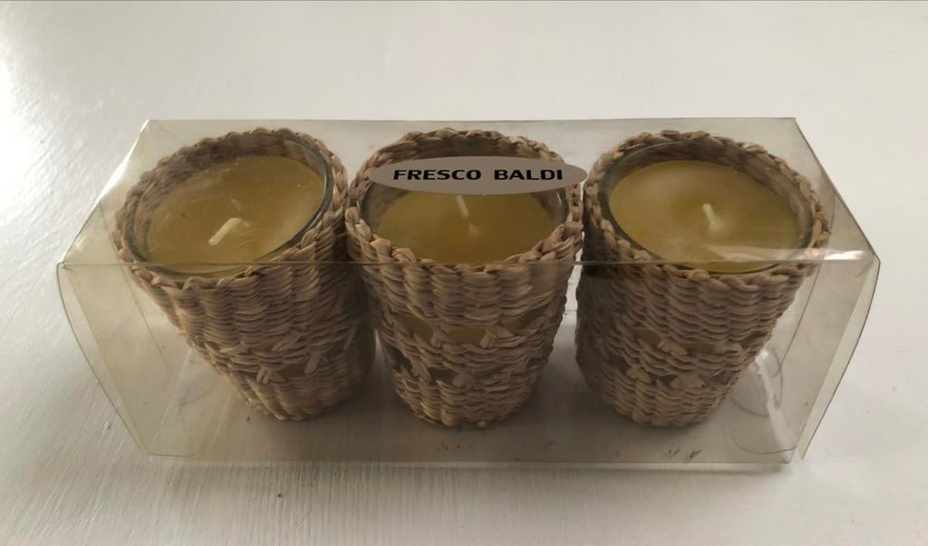 nouvel ensemble de trois bougies parfumées, bocaux en verre, Enlèvement ou Envoi, Bougie, Autres matériaux, Neuf