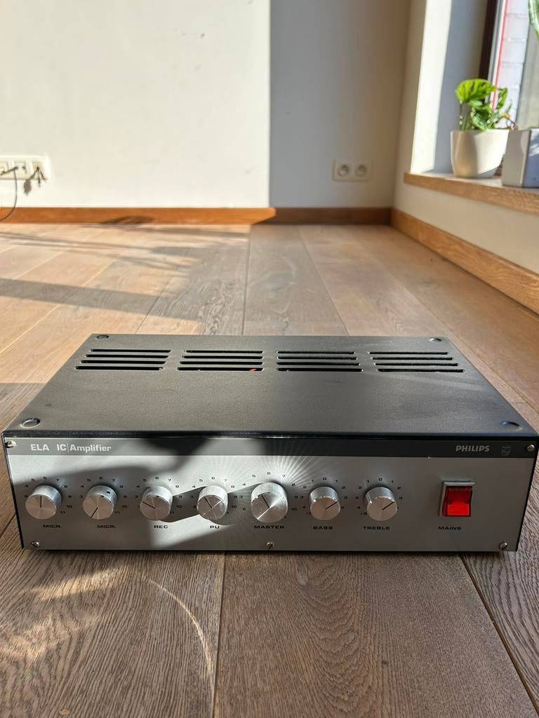 Philips 50W versterker, Audio, Tv en Foto, Versterkers en Ontvangers, Ophalen, Zo goed als nieuw