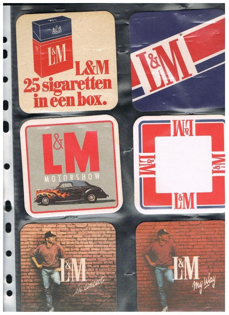 SOUS-VERRES À BIÈRE L & M, Enlèvement ou Envoi, Comme neuf, Sous-bock