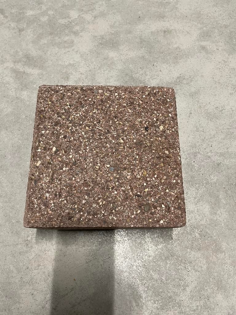 Gezocht betonklinkers rood 20x20x8, Enlèvement, Béton, 10 m²² ou plus, Briques