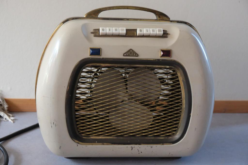 radiateur de chauffage électrique design avec ventilateur, I, 800 watts ou plus, Moins de 60 cm, Enlèvement, Utilisé