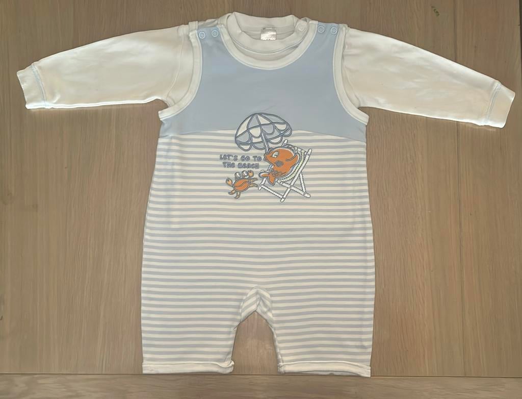 🐟 🦀 Setje maat 74, Kinderen en Baby's, Babykleding | Maat 74, Ophalen of Verzenden, C&A, Jongetje, Setje