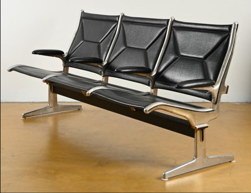 Banc Eames Tandem Sling Seating (3 places) Herman Miller, Enlèvement