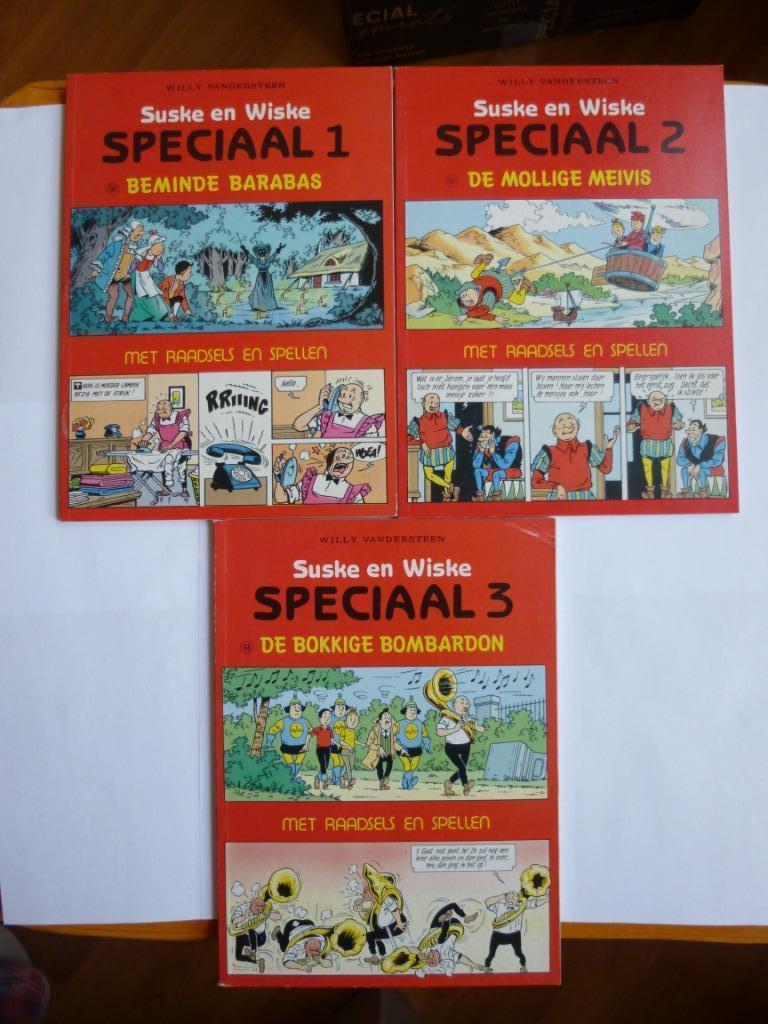 S&W SET RECLAME UITGAVEN"SPECIAAL + RAADSELS EN SPELLEN"1987, Ophalen of Verzenden, Zo goed als nieuw, Willy Vandersteen, Complete serie of reeks