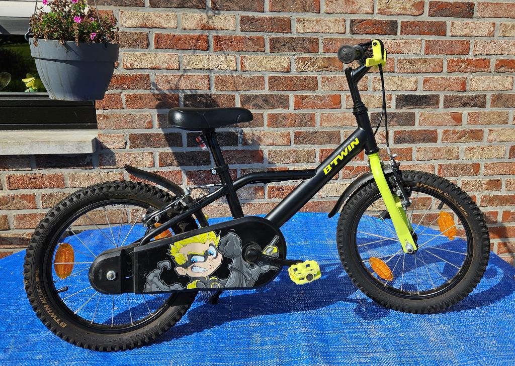 Vélo tout-terrain 16" Btwin, Vélos & Vélomoteurs, Vélos | Garçons, Comme neuf, 16 pouces, Frein à main, Enlèvement