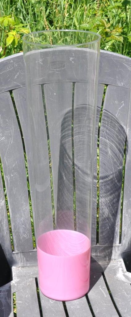 tres grand vase de 70 cm en verre, Maison & Meubles, Accessoires pour la Maison | Vases, Enlèvement, Comme neuf, Verre