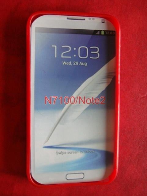 Housse rouge pour Samsung Galaxy Note 2 Neuf, Télécoms, Téléphonie mobile | Housses, Coques & Façades | Samsung, Neuf, Galaxy Note 2