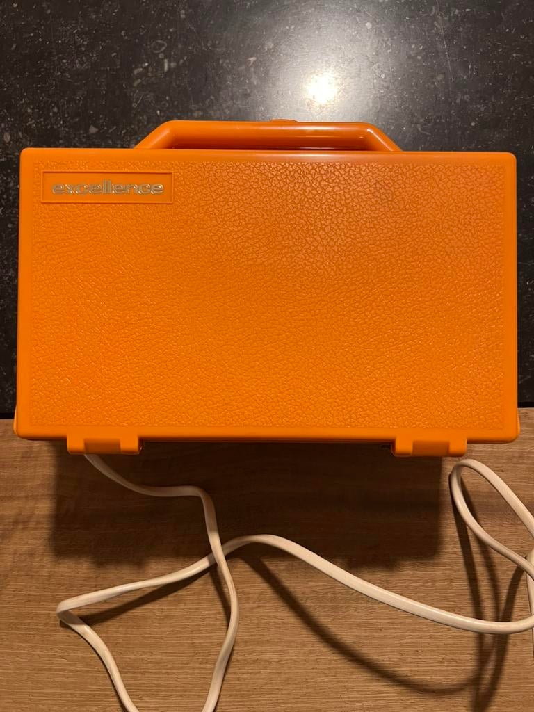 Vintage krulspeldenset van Excellence, oranje *Zeldzaam, wer, Ophalen of Verzenden