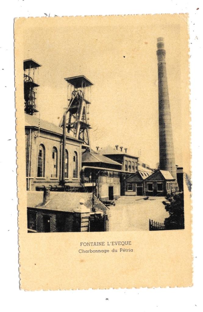Fontaine-l'Evêque NA178: Charbonnage du Pétria, Envoi, 1940 à 1960, Affranchie, Hainaut