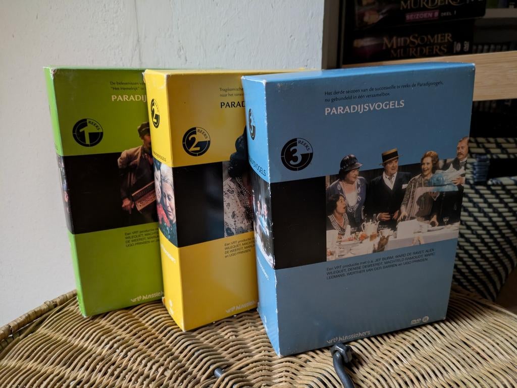Complete dvd serie De Paradijsvogels / seizoen 1 t/m 3, Cd's en Dvd's, Ophalen of Verzenden, Zo goed als nieuw, Drama, Boxset