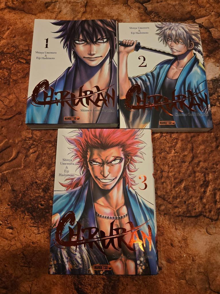 Chiruran - manga - tome 1 à 3, Livres, BD, Plusieurs BD, Enlèvement, Comme neuf