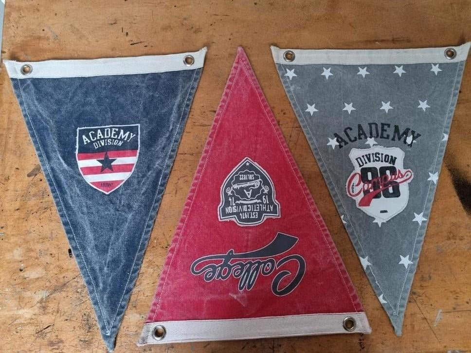 3 Amerikaanse vlaggen voor deco, Diversen, Vlaggen en Wimpels, Ophalen of Verzenden, Zo goed als nieuw