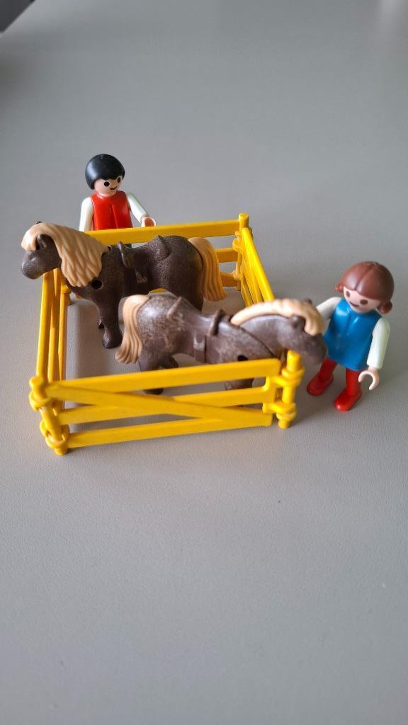Playmobil Kinderen met pony's (3579), Kinderen en Baby's, Speelgoed | Playmobil, Ophalen, Gebruikt, Complete set