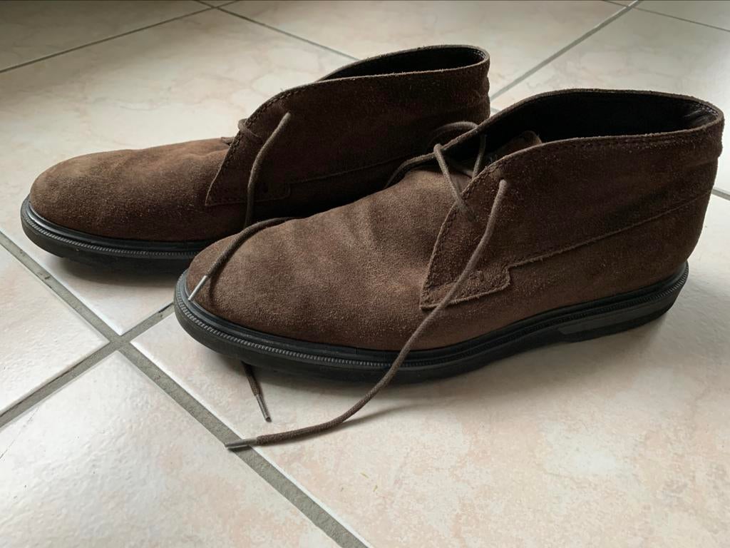 Heren hoge schoenen TOD’S 8 1/2 bruin suède, Ophalen of Verzenden