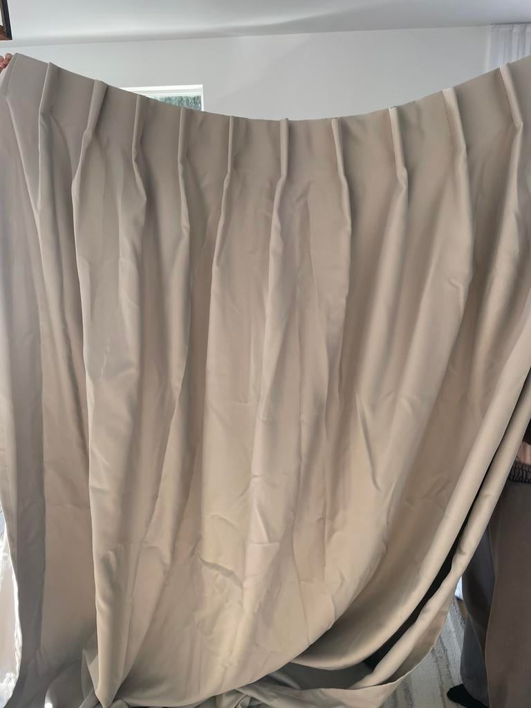 Tenture, rideau occultant, Maison & Meubles, Enlèvement, Comme neuf, Gris