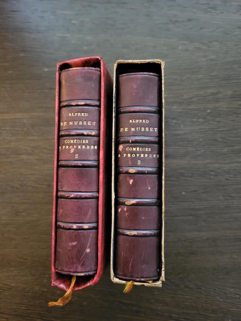 Alfred De Musset, Comédies & Proverbes tomes 2 et 3, 1906, Antiquités & Art, Enlèvement ou Envoi, Alfred de Musset