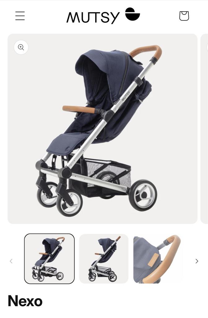 Buggy Mutsy Nexo, Kinderen en Baby's, Ophalen, Zo goed als nieuw, Mutsy