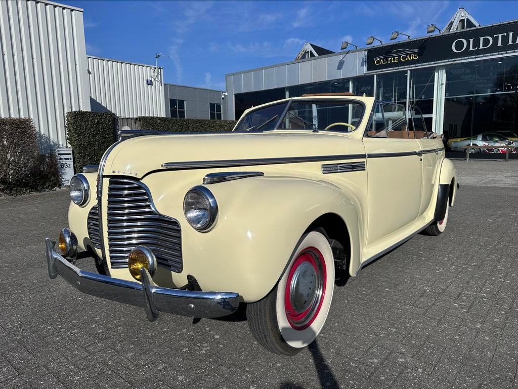 Buick super eight cabrio - 4 deurs - 1940 - mooie staat !, Auto's, Oldtimers, Bedrijf, Buick, 4 deurs, Ophalen