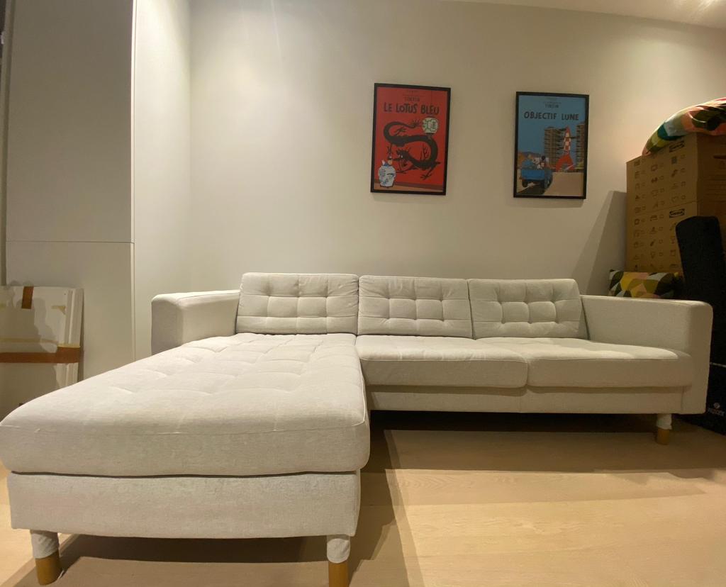 Sofa Landskrona (Beschikbaar tot Woensdag!), Ophalen, Gebruikt, Driepersoons, 75 tot 100 cm