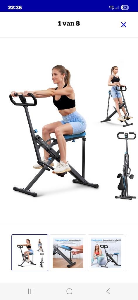 Appareil de fitness - Type d'équitation, Enlèvement, Comme neuf, Banc d'exercice