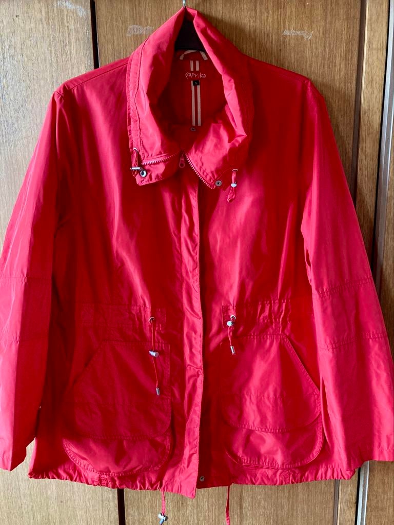Regenjas Paprika rood maat 5, Ophalen of Verzenden, Paprika, Rood, Jas of Mantel