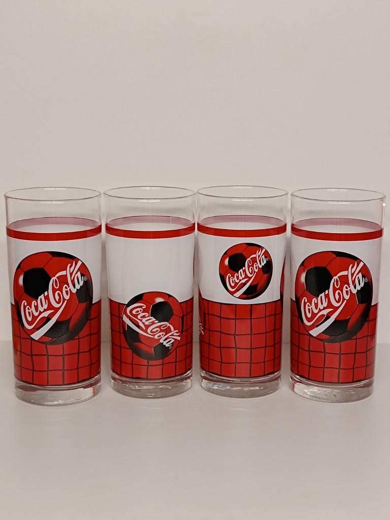 Coca Cola voetbal glazen 1998, Verzamelen, Ophalen of Verzenden, Zo goed als nieuw