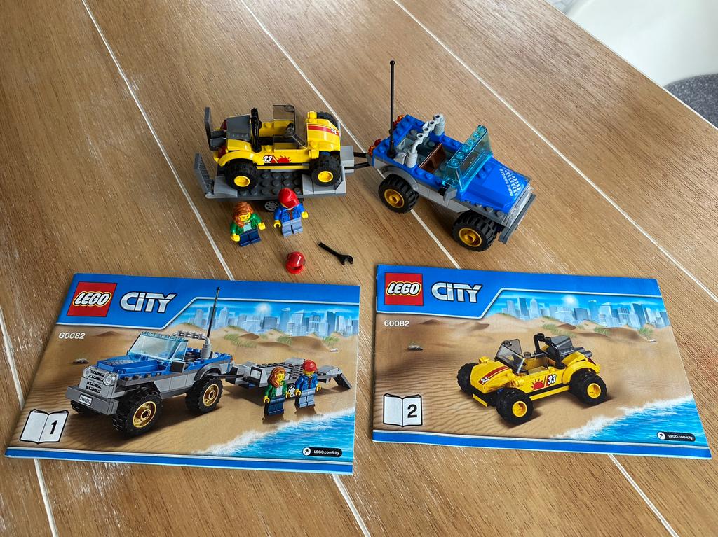Lego City 60082 Dune Buggy Trailer, Enlèvement ou Envoi, Comme neuf, Ensemble complet, Lego