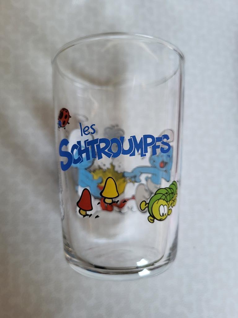 glas de smurfen les schtroumpfs peyo 2010 amora fopcadeau, Enlèvement ou Envoi, Schtroumpf Farceur, Ustensile