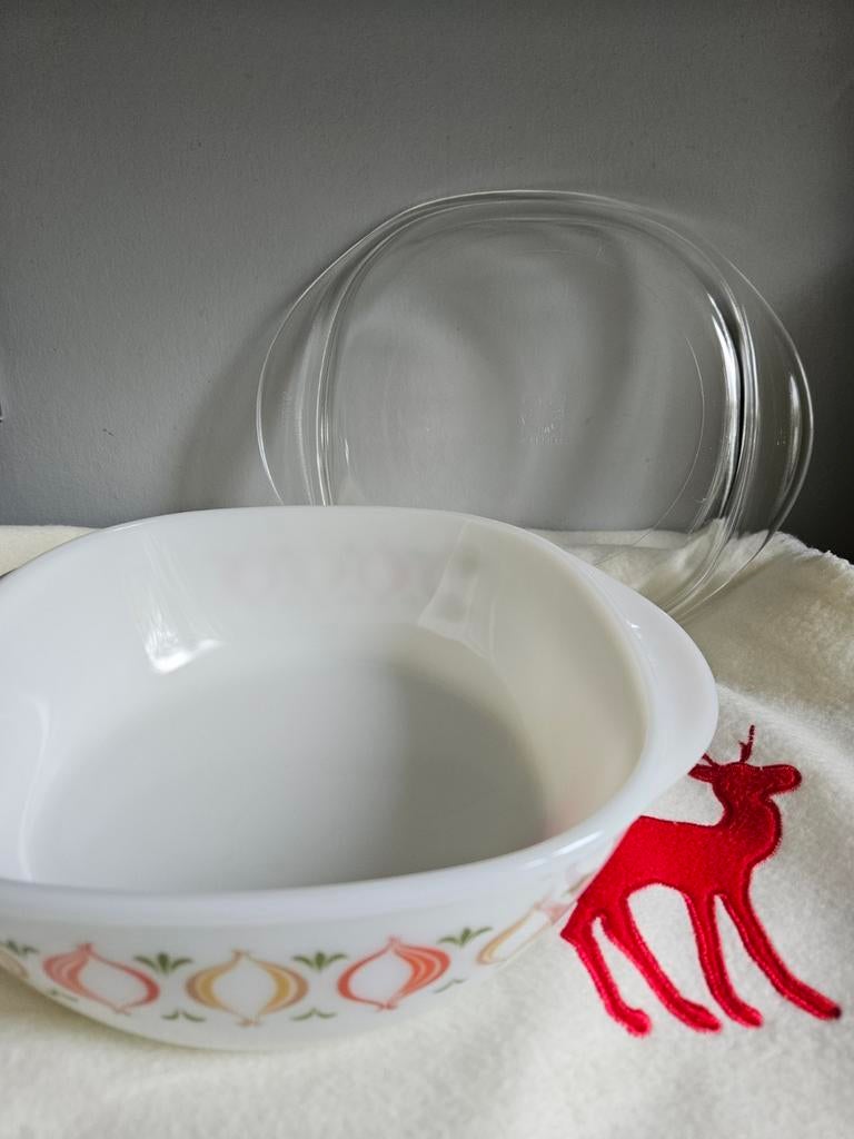 Ovenschotel vintage, Ophalen of Verzenden, Zo goed als nieuw, Glas