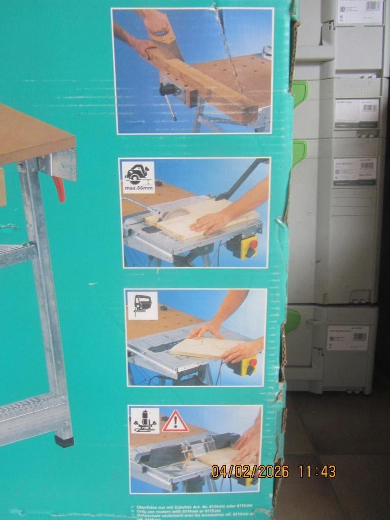 Etabli wolftcraft PIONNER III, Enlèvement, Neuf