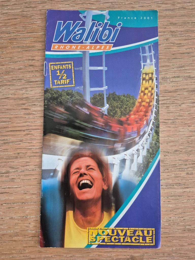 Folder Walibi Rhone-Alpes 2001, Ophalen of Verzenden, Zo goed als nieuw