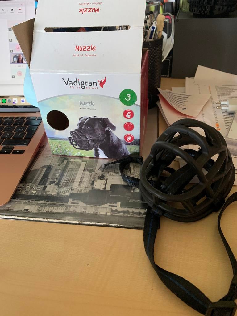 Muilkorf honden Vadigran, Dieren en Toebehoren, Ophalen of Verzenden, Zo goed als nieuw