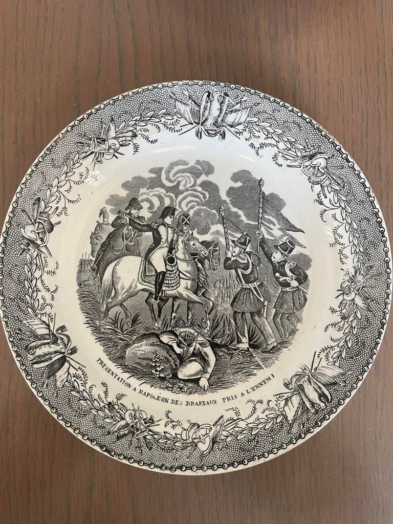 Assiette Napoleon 1860, Antiquités & Art, Enlèvement