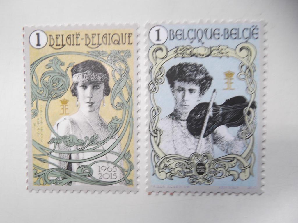 H.M. Koningin Elisabeth (1876-1965) S.M. la Reine Elisabeth, Enlèvement ou Envoi, Non oblitéré, Timbre-poste