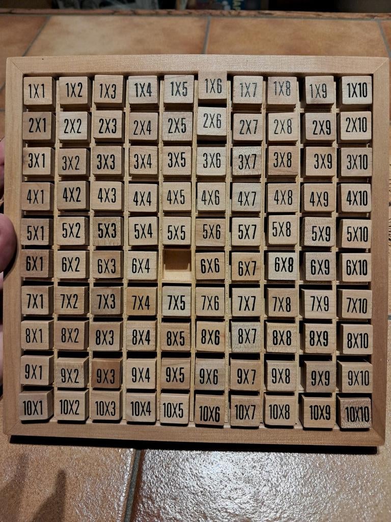 Planche de multiplication en bois, Enlèvement ou Envoi, Utilisé, Autres types