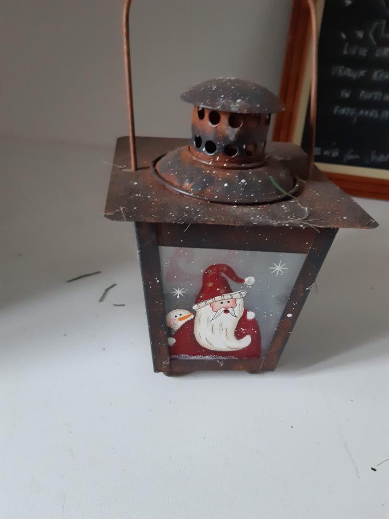 lantaarn kerst, Ophalen