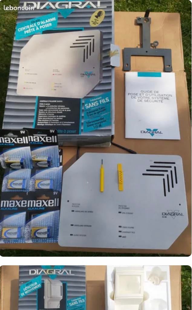 Alarme Diadral CA400 + 2 DM100, Bricolage & Construction, Systèmes d'alarme, Sans fil, Mouvement, Enlèvement ou Envoi, Détecteur, Capteur ou Alarme