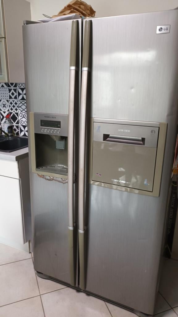FRIGO AMÉRICAIN, Electroménager, 200 litres ou plus, Enlèvement, Utilisé, Avec congélateur séparé