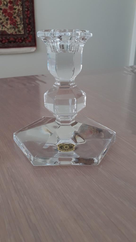 VAL ST. LAMBERT  kristallen kandelaar, Overige materialen, Overige kleuren, Nieuw, Ophalen of Verzenden