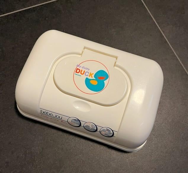 Dispenser vochtige doekjes, Ophalen of Verzenden, Gebruikt