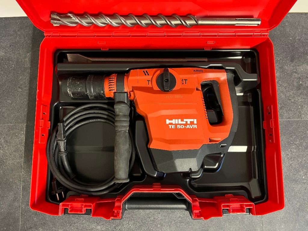 HILTI TE 50-AVR Combihamer Boorhamer Breekhamer Boormachine, 600 watts ou plus, Enlèvement ou Envoi, Comme neuf, Vitesse variable