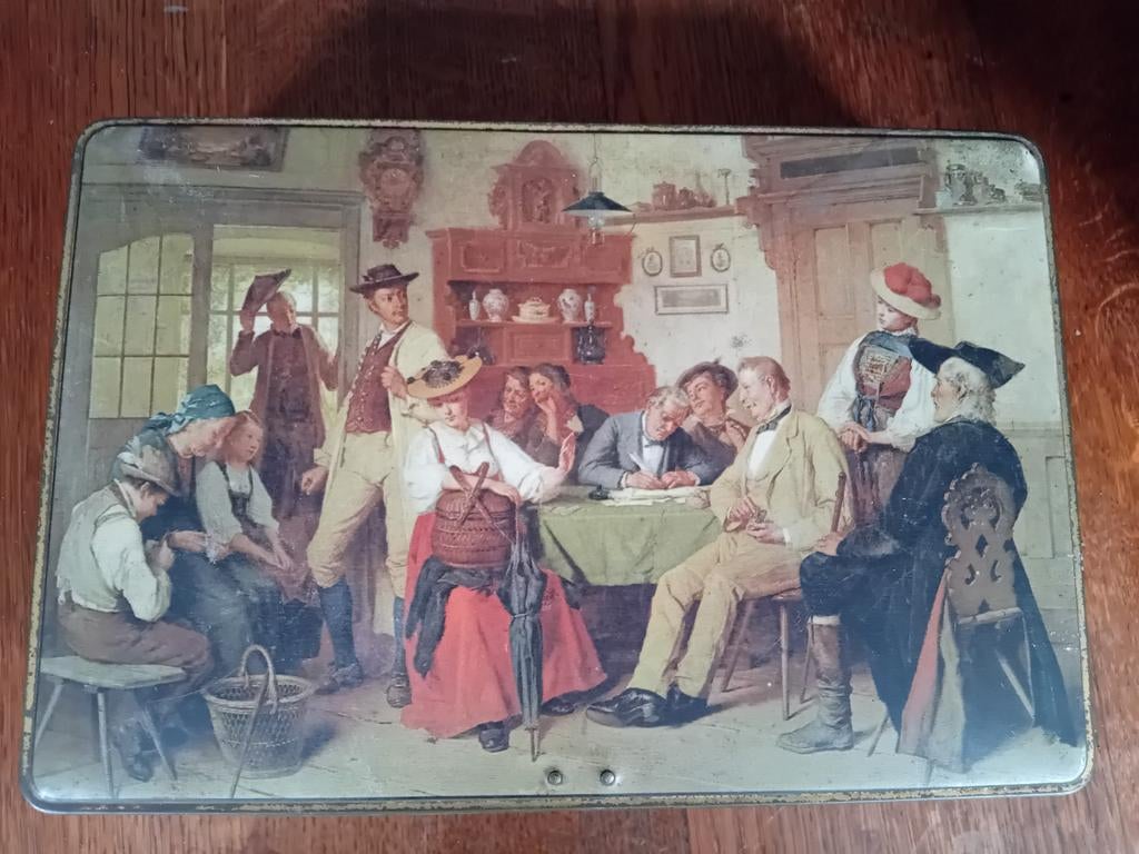 Boîte en fer chocolat Jacques, Enlèvement ou Envoi, Utilisé, Autre, Autres marques