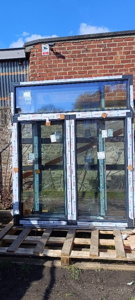 CHASSIS ALUPLAST IDEAL 4OOO, Bricolage & Construction, Châssis & Portes coulissantes, Enlèvement, Neuf, Châssis de fenêtre