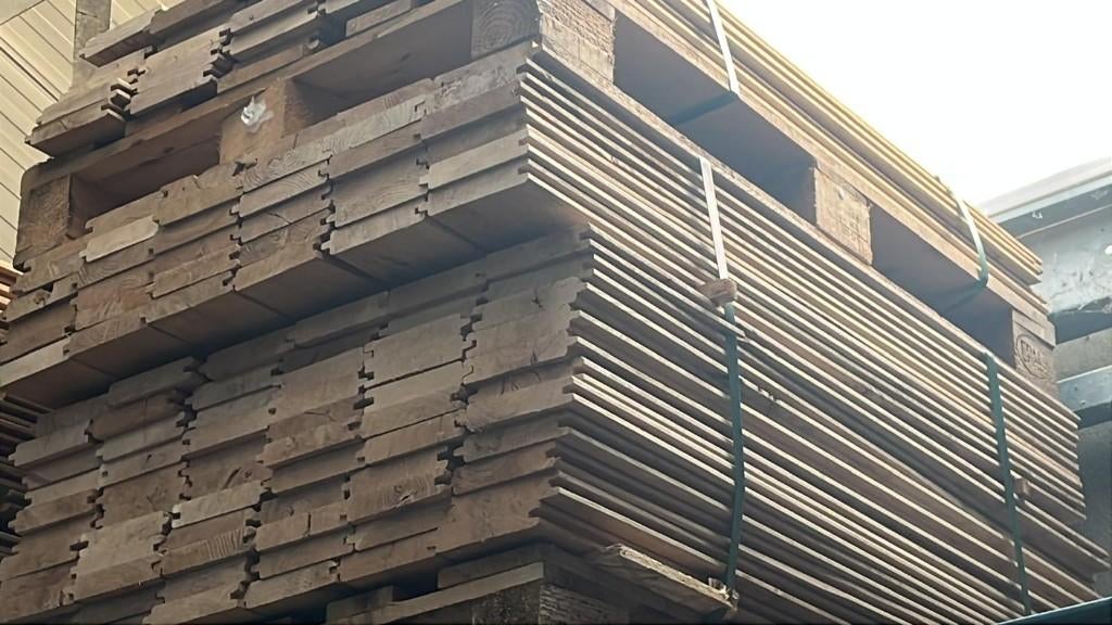 Nieuwe hardhouten planken eik tandgroef diverse afmetingen, Ophalen, Nieuw